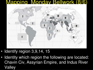 Mapping Monday Bellwork (8/6)