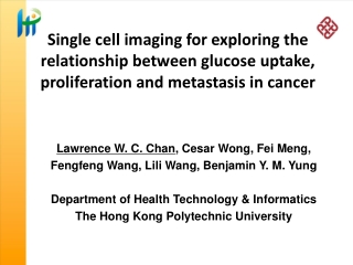 Lawrence W. C. Chan , Cesar Wong, Fei Meng, Fengfeng Wang, Lili Wang, Benjamin Y. M. Yung