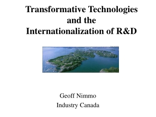 Transformative Technologies and the Internationalization of R&amp;D