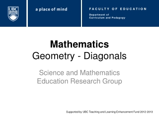 Mathematics Geometry - Diagonals