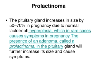 Prolactinoma