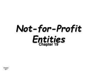 Not-for-Profit Entities