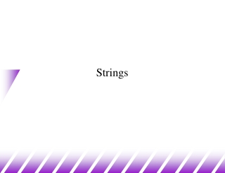 Strings