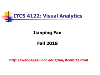 ITCS 4122: Visual Analytics