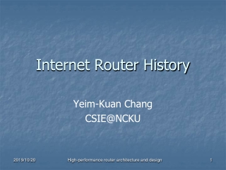 Internet Router History