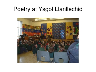 Poetry at Ysgol Llanllechid