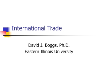 International Trade