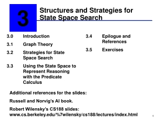 Structures and Strategies for State Space Search