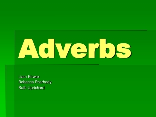 Adverbs