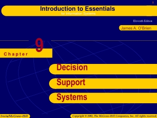 Decision Support Systems