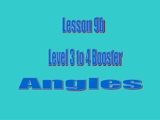 Lesson 9b