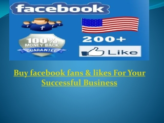 Buy facebook fans & likes For Your Successful Business