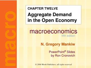 CHAPTER TWELVE Aggregate Demand in the Open Economy