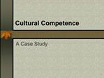 Cultural Competence