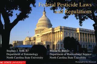 Federal Pesticide Laws and Regulations