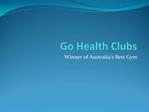 Go Health Clubs