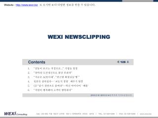 WEXI NEWSCLIPPING