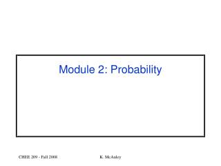 Module 2: Probability
