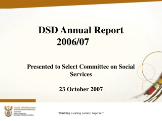 DSD Annual Report 2006/07