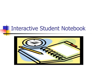 Interactive Student Notebook