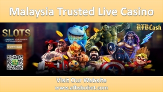 The World Level Online Casino Trusted in Malaysia 2019 - afbsbobet.com