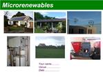 Microrenewables