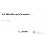 U.S. Global Economic Perspectives