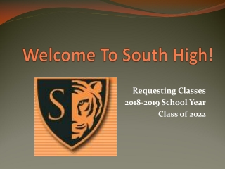 Welcome To South High!