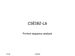 CSE182-L6