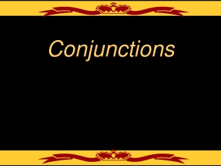 Conjunctions