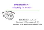 Brain tumours - searching for a cause