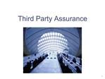 Third Party Assurance