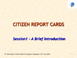 CITIZEN REPORT CARDS