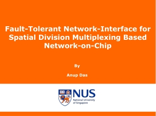 Fault-Tolerant Network-Interface for Spatial Division Multiplexing Based Network-on-Chip