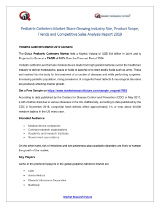 Pediatric Catheters Market 2019