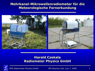 Mehrkanal-Mikrowellenradiometer für die Meteorologische Fernerkundung