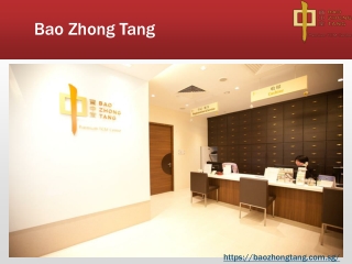 Acupuncture Singapore | Bao Zhong Tang