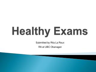 Healthy Exams
