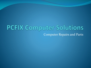 PCFIX Computer Solutions