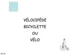 V LOCIP DE BICYCLETTE OU V LO