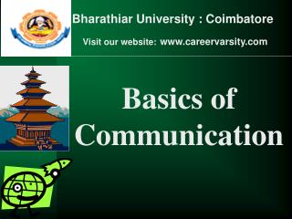 Bharathiar University : Coimbatore Visit our website: www.careervarsity.com