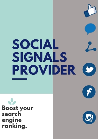 social signal provider- Boost your search engine ranking