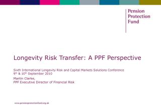 Martin Clarke, PPF Executive Director of Financial Risk
