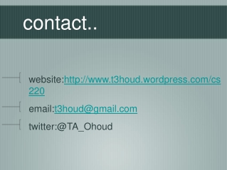 contact..