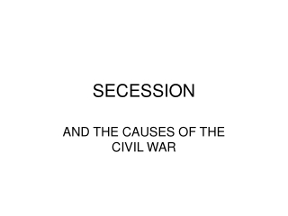 SECESSION