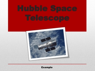 Hubble Space Telescope