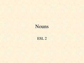 Nouns