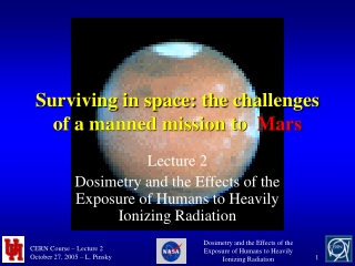 Surviving in space: the challenges of a manned mission to Mars