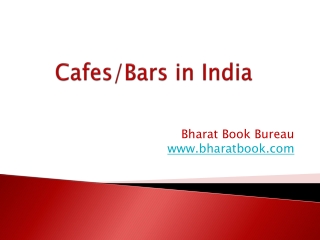 Cafes/Bars in India