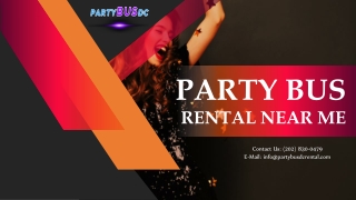 Party Bus Rental Near Me - (202) 830-0479